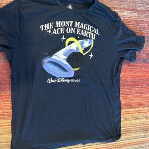 Disney Navy Blue Sorcerer Hat T-Shirt